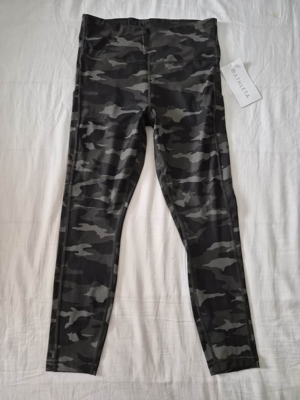 Athleta Green Ultimate Camo 7/8 High-Rise Leggings